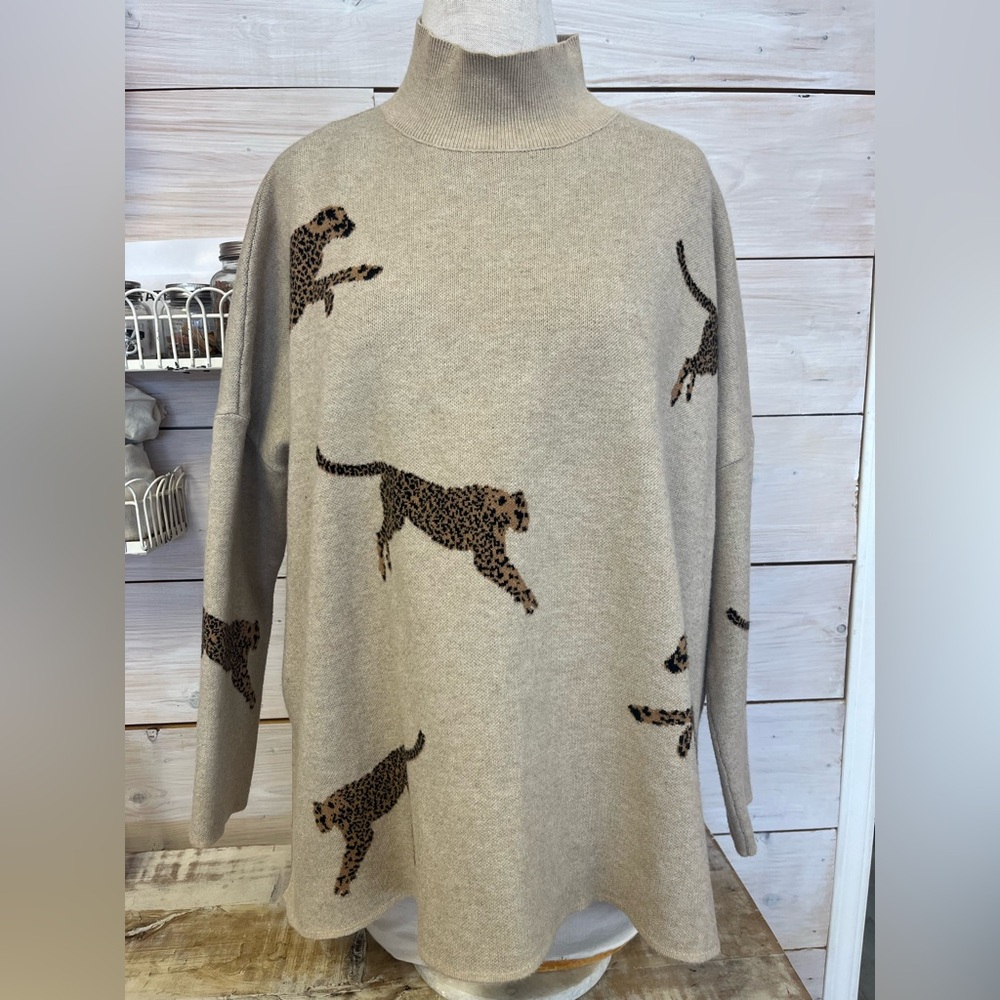 GREAT sweater/ready to wear!  Oversized and easy to size down with this one.